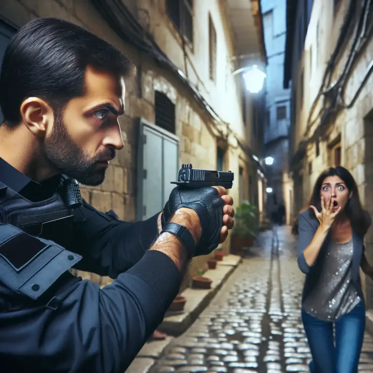 Visual representation of "point-blank" - Very close to the target, without a chance of missing