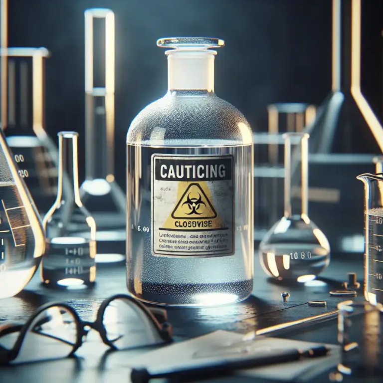 Visual representation of "vitriol" - Sulphuric acid