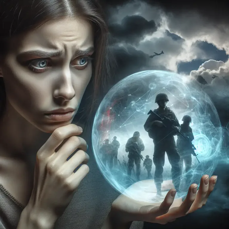 Visual representation of "premonition" - An advance warning or notice of a future event