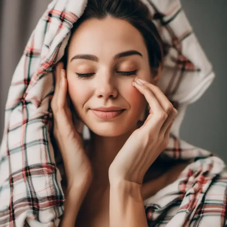Visual representation of "flannel" - To rub someone or something with a flannel