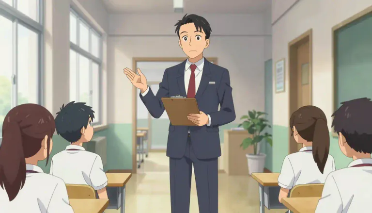 Visual representation of "principal" - The person in charge of a school