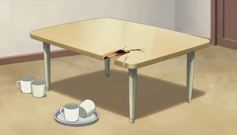 Visual representation of "flimsy" - Something that is thin, weak, or not strong