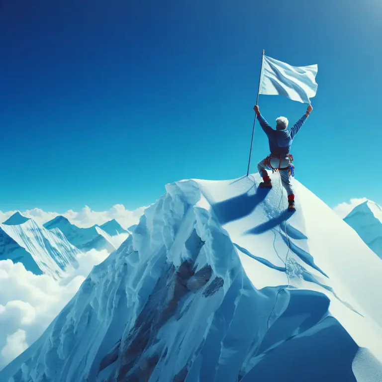Visual representation of "accomplish" - To gain with effort or despite difficulty