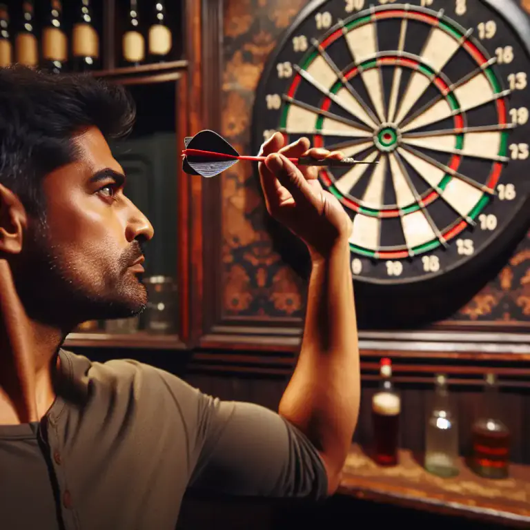 Visual representation of "dart" - A small pointed object that is thrown or shot