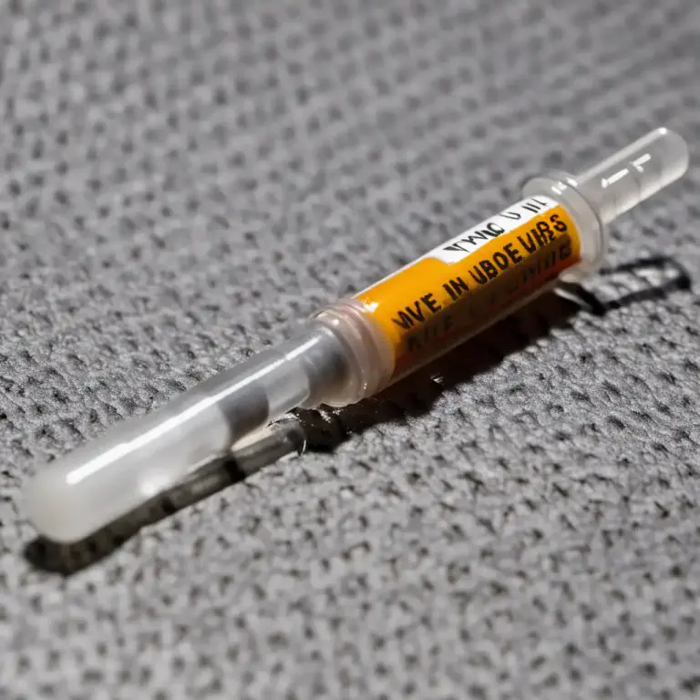 Visual representation of "hype" - An injecting needle.