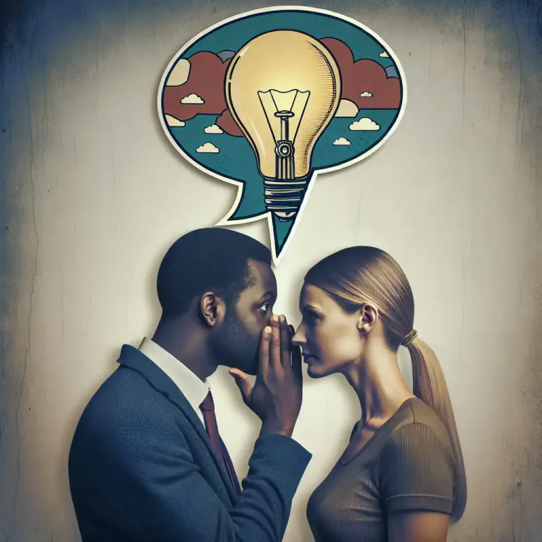 Visual representation of "advise" - To inform someone about a fact or situation