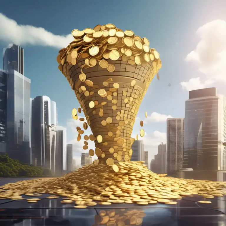 Visual representation of "pour into" - To invest a lot of money on something