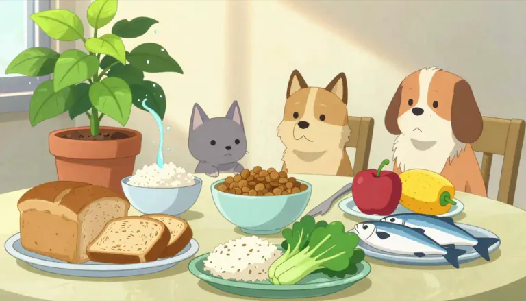 Visual representation of "food" - Any substance that people or animals eat or plants absorb to maintain life and growth.