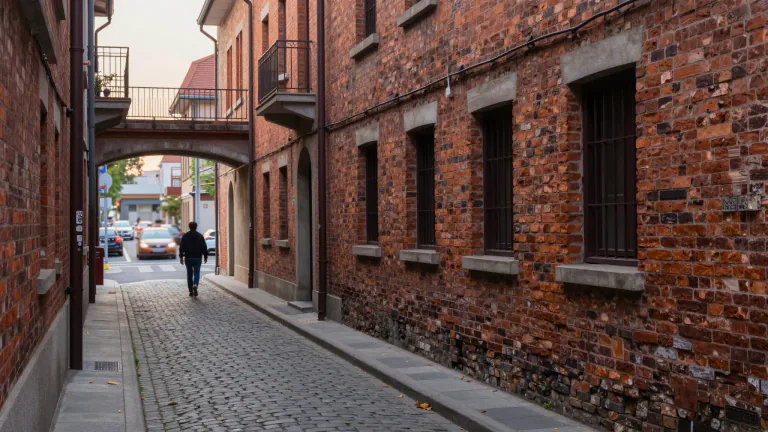 Visual representation of "alleyway" - An informal or side path used for various purposes, sometimes associated with pedestrian movement.