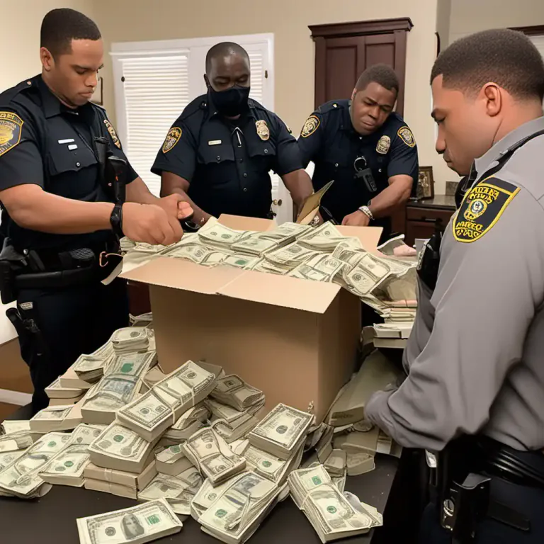 Visual representation of "money" - Money obtained illegally or dishonestly