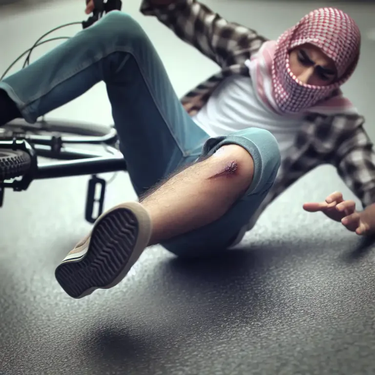 Visual representation of "skin" - To injure the skin by rubbing it against something rough.