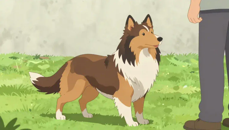 Visual representation of "collie" - A type of dog that often has long hair and is good at following commands