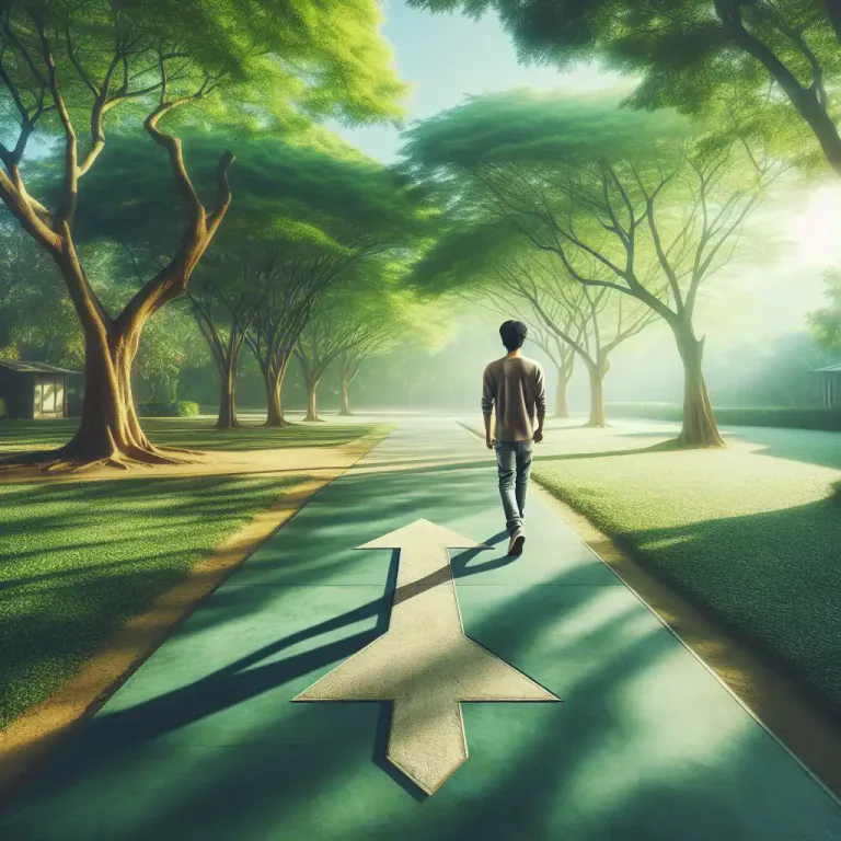 Visual representation of "go back" - To change to a previous state or way of behaving
