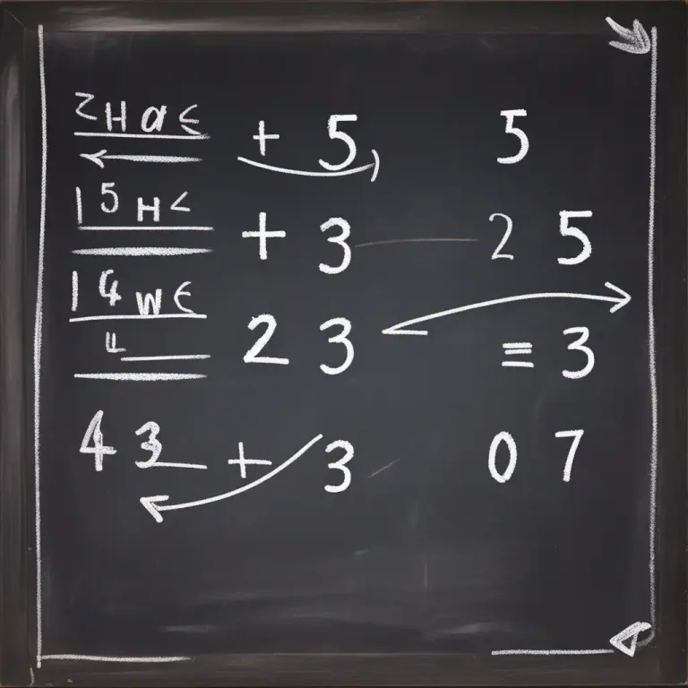 Visual representation of "take away" - To subtract a number from another one.