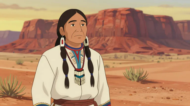 Visual representation of "navaho" - A member of a Native American tribe primarily found in the Southwestern United States.