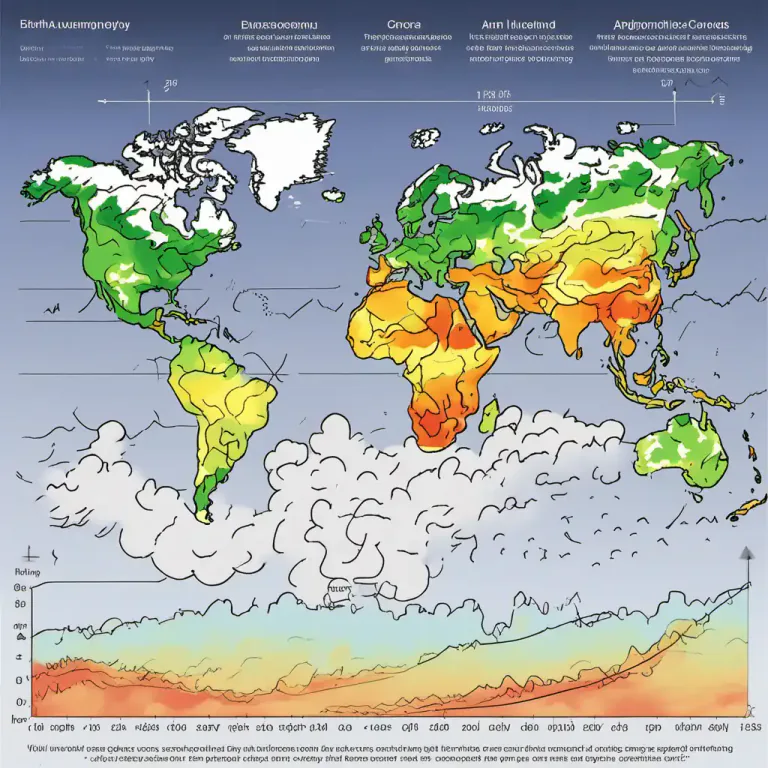 Visual representation of "atmospheric" - Relating to the atmosphere of the earth