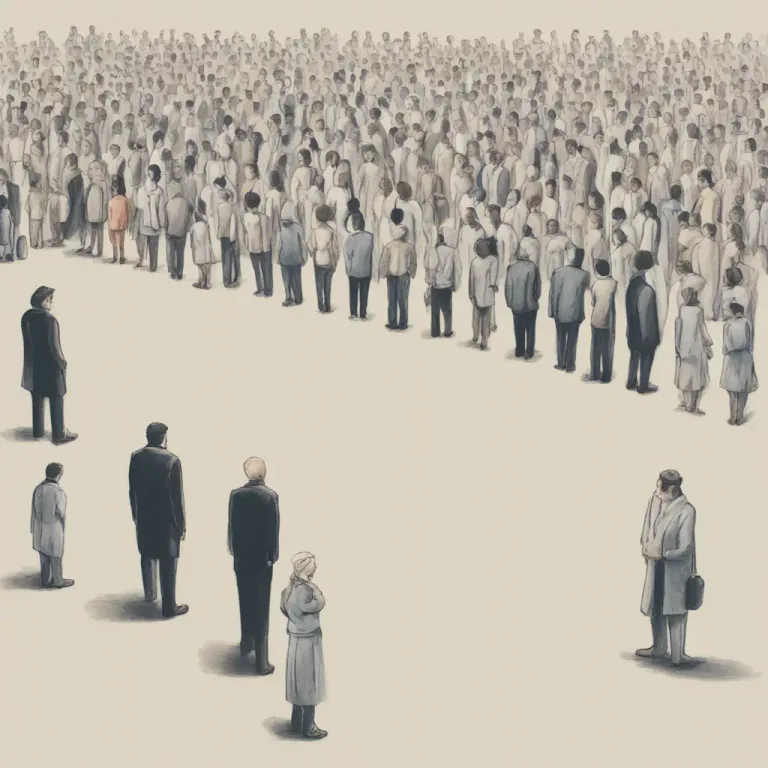 Visual representation of "put somebody/something first" - To consider or treat someone or something as the most important