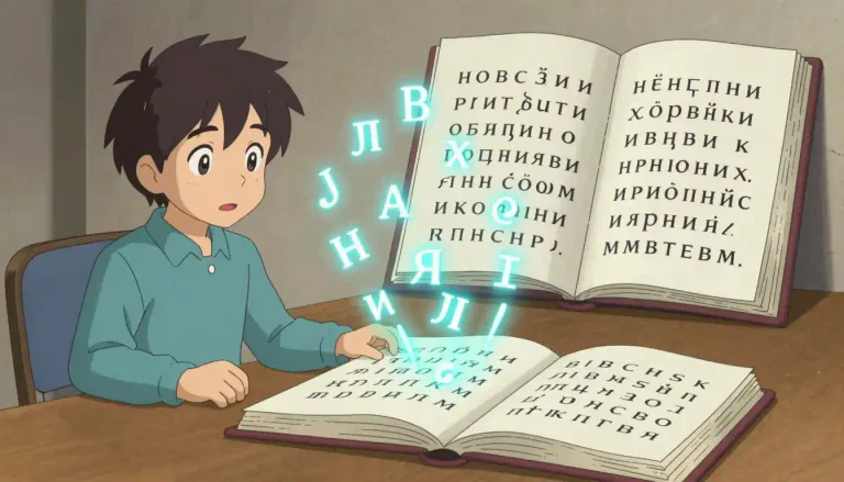 Visual representation of "transliterate" - To change words from one alphabet or language into equivalent characters or sounds of another alphabet or language