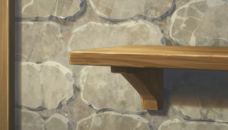 Visual representation of "projection" - Something that sticks out from a surface