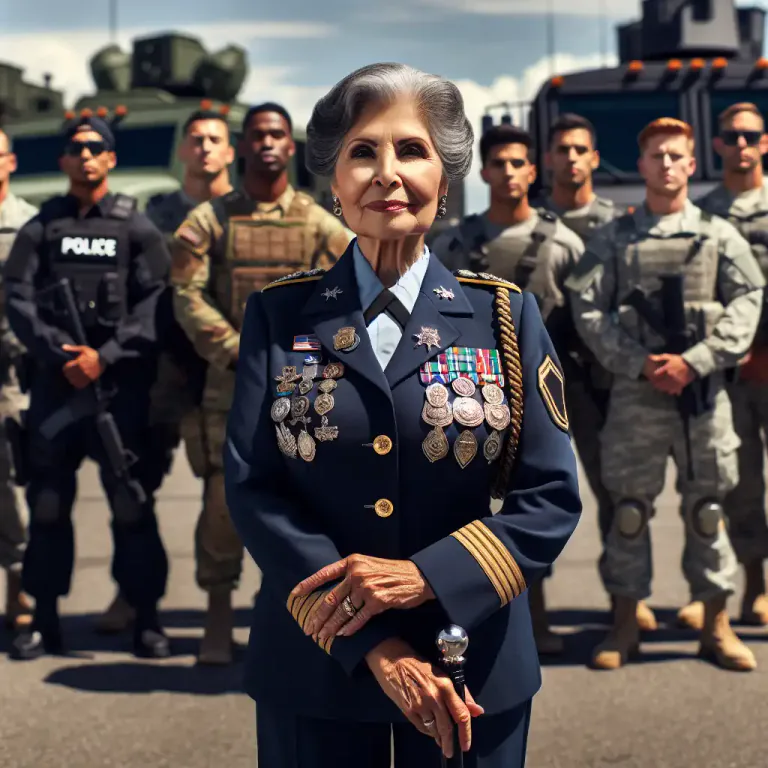 Visual representation of "provost" - A senior officer in the armed forces.