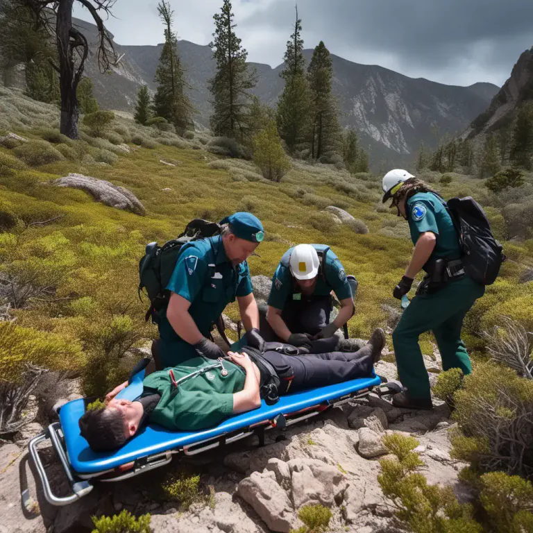 Visual representation of "patch up" - to provide medical treatment, especially in an emergency situation