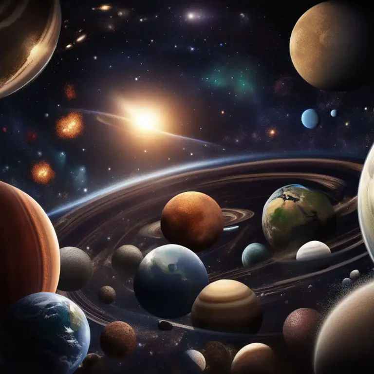 Visual representation of "world" - Everything that exists, including earth, space, and all living things.