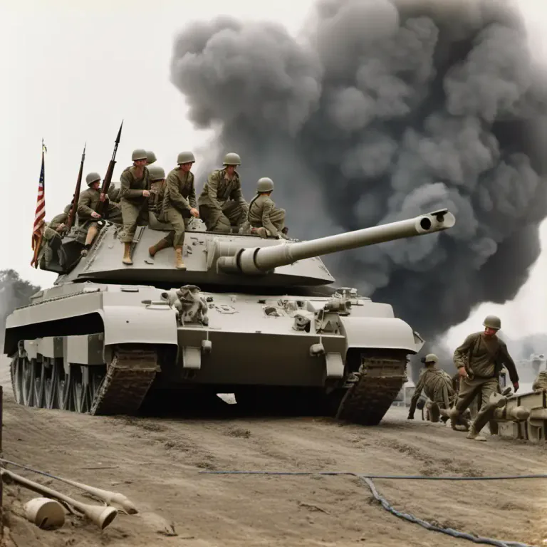 Visual representation of "tanker" - A member of a military tank crew