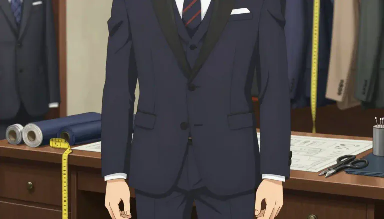 Visual representation of "sartorius" - Relating to tailoring, clothes, or the style of dress.