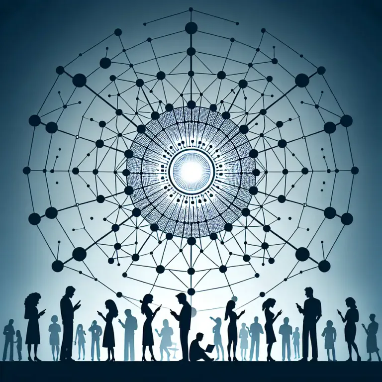 Visual representation of "centrality" - In computer science, centrality is a measure of the importance of a node in a network.