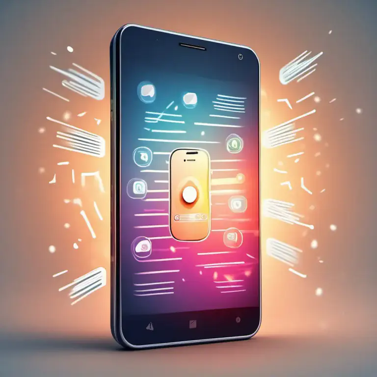 Visual representation of "vibrate" - To signal or notify by a vibrating motion, often used in electronic devices