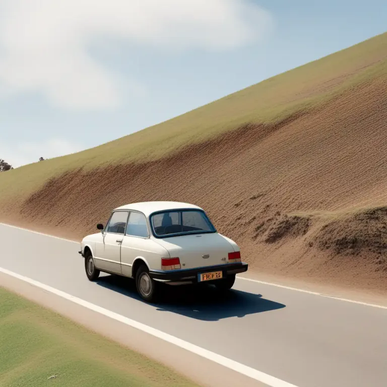 Visual representation of "hump" - A small hill or mound