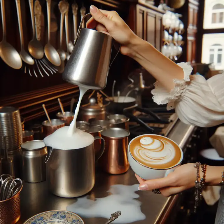 Visual representation of "froth" - To create small white bubbles in a liquid by stirring or shaking.