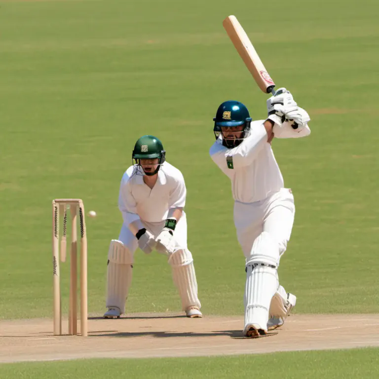 Visual representation of "six" - In sports, especially cricket, a hit that scores six runs