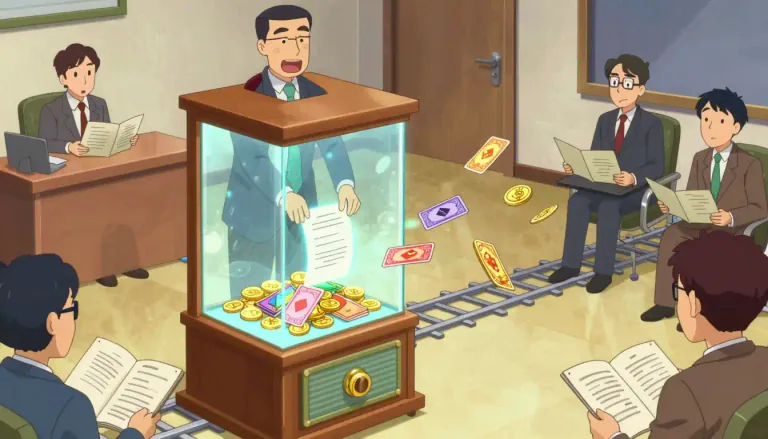 Visual representation of "securitization" - The process of converting assets into marketable securities.