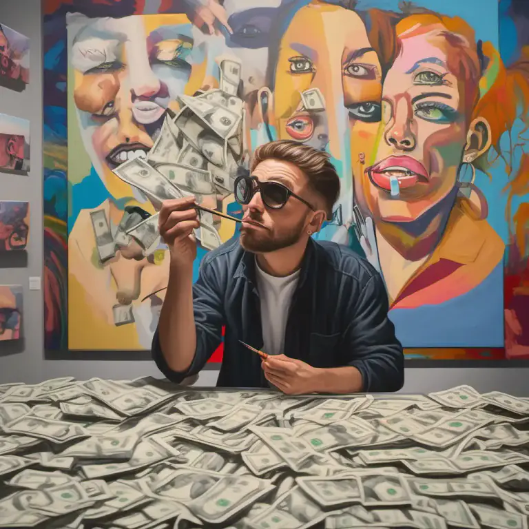 Visual representation of "commercial" - Making or intended to make a profit