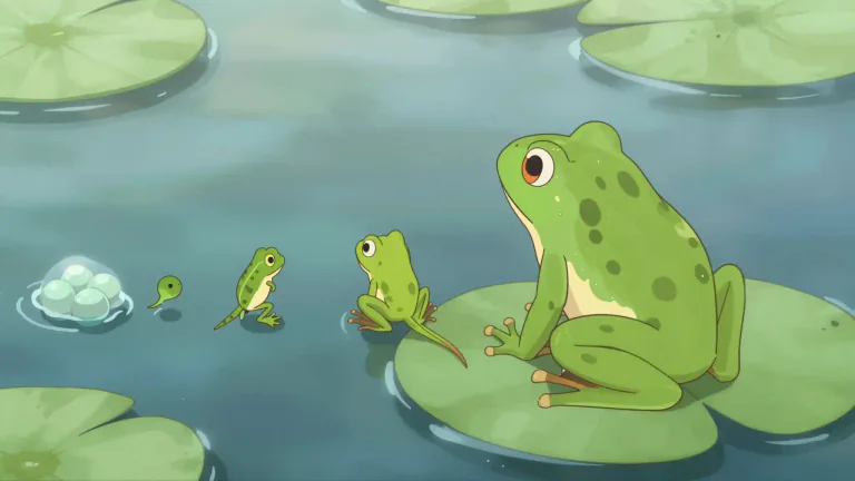 Visual representation of "ontogeny" - The development of an individual organism from its earliest stage to maturity.