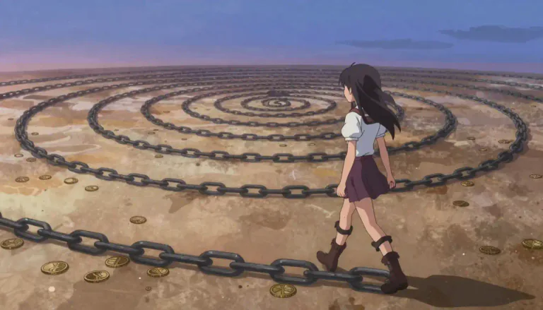 Visual representation of "unending" - Never stopping, continuing forever