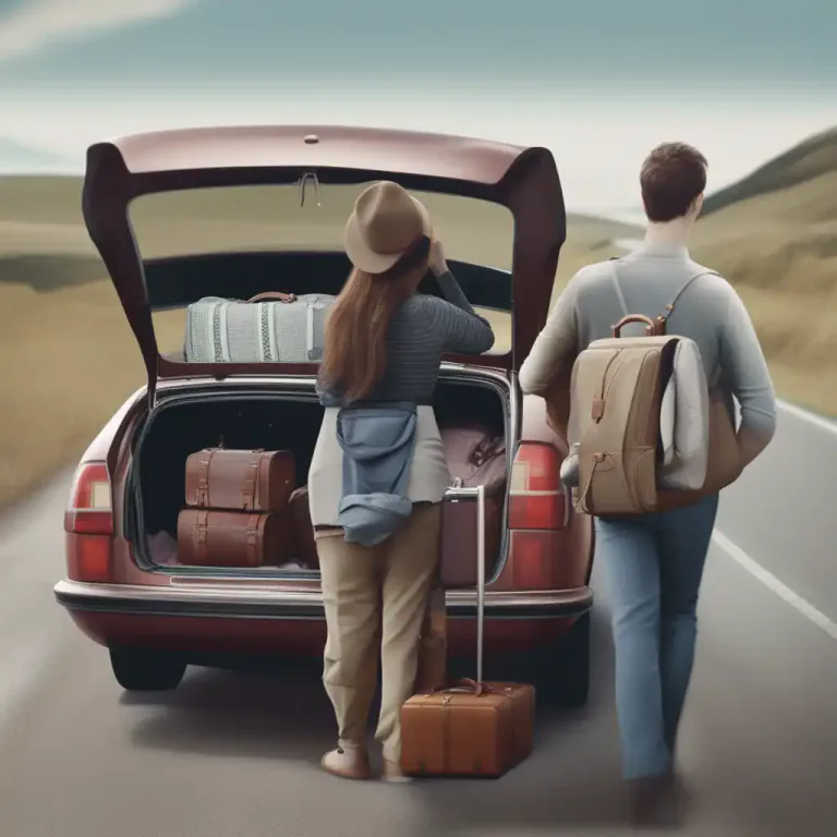 Visual representation of "get moving" - To leave a place or start a journey