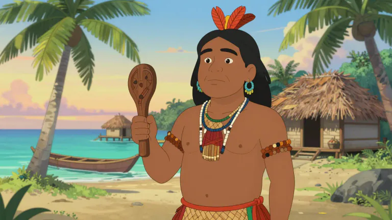 Visual representation of "carib" - A member of an indigenous people of South and Central America.