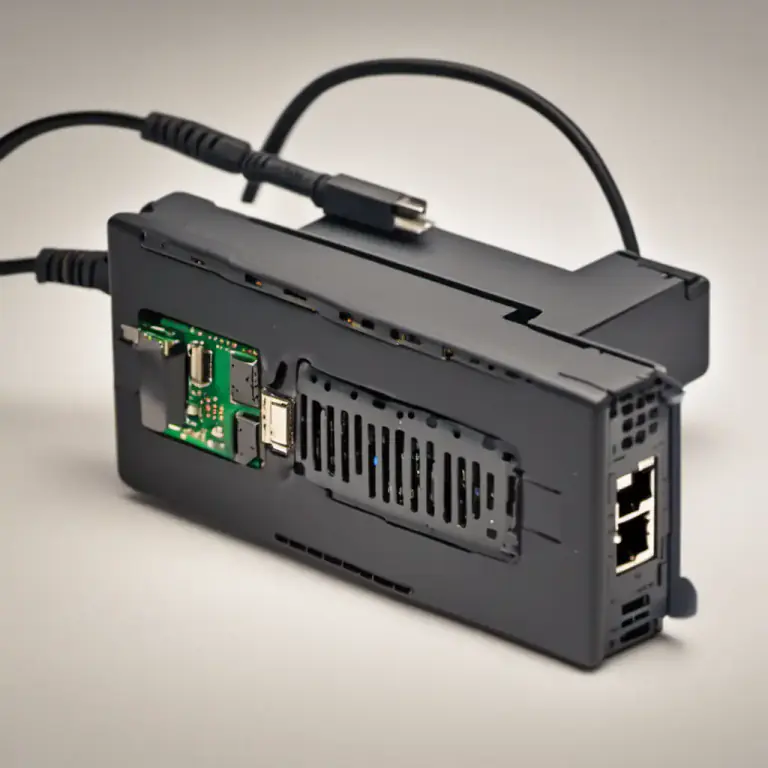 Visual representation of "port" - An opening for moving data into and out of a computer.