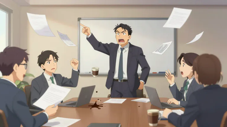 Visual representation of "put/set the cat among the pigeons" - To cause trouble, disturbance or significant upset.