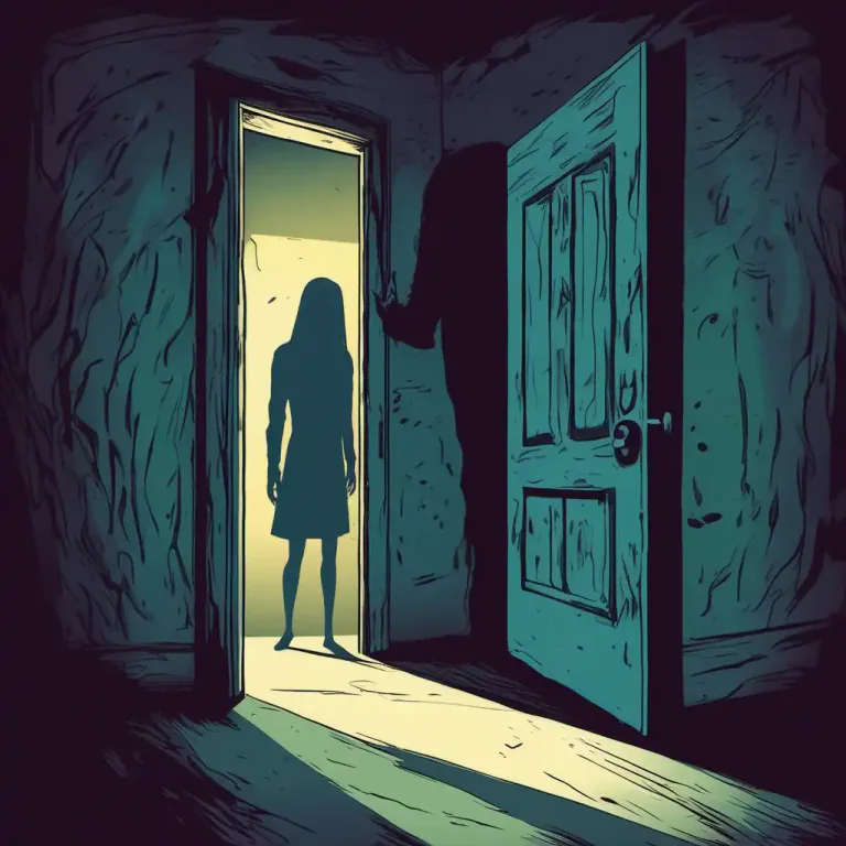 Visual representation of "make somebody’s blood run cold" - To fill someone with fear or horror