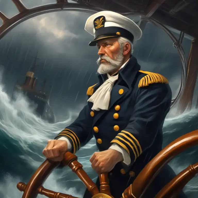 Visual representation of "steer" - To navigate a vessel to a destination