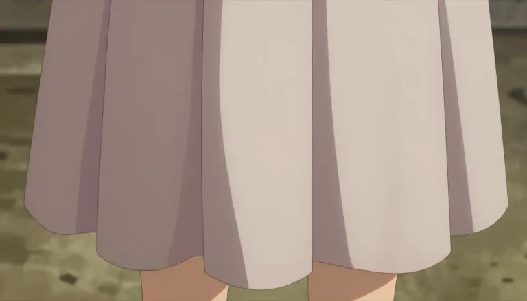 Visual representation of "pleat" - A fold in cloth made by doubling material over on itself