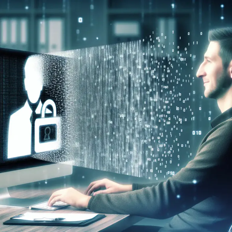 Visual representation of "shredder" - A software used to permanently delete data from a computer's hard drive