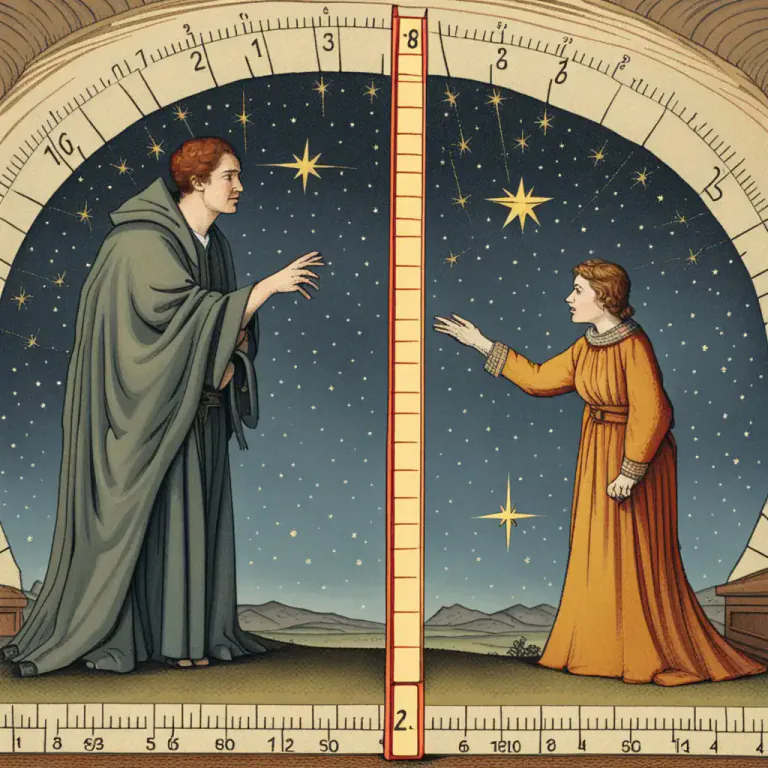 Visual representation of "the year dot" - A very long time ago or since the beginning of time
