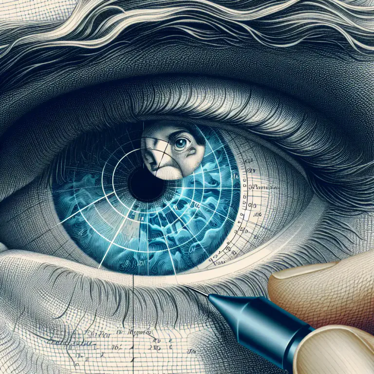 Visual representation of "topography" - In medicine, it refers to the detailed surface features and structure of a particular body part, especially the eye.