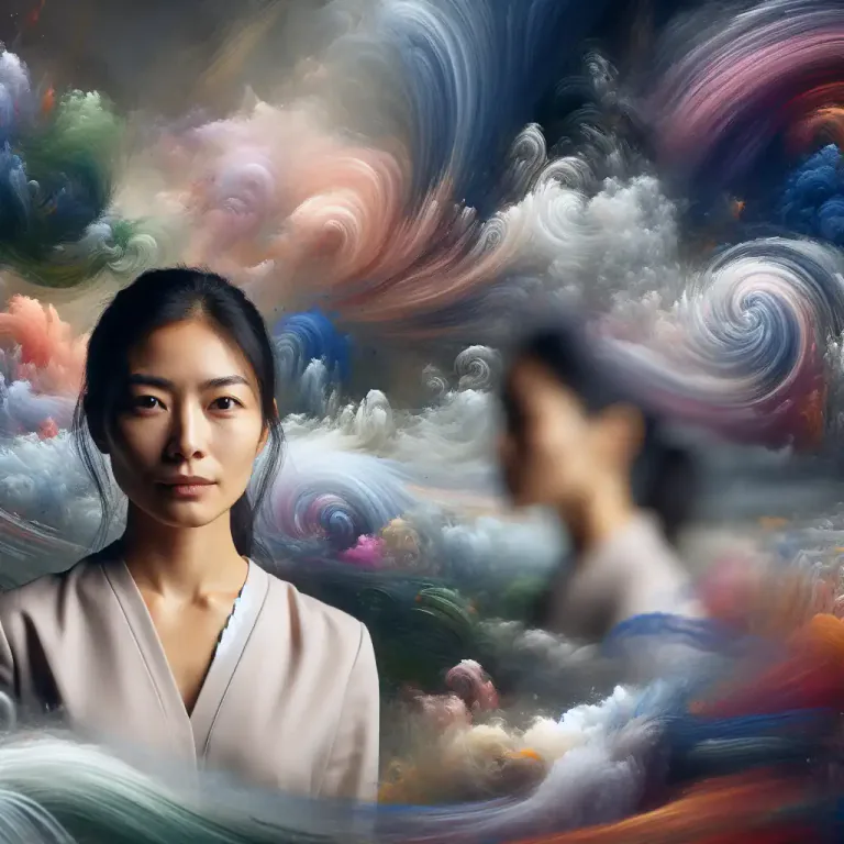 Visual representation of "poise" - A state of being calm and in control of one's emotions
