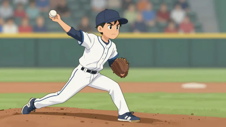 Visual representation of "thrower" - Someone who throws something, especially in a sport or game
