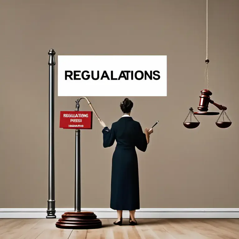 Visual representation of "regulation" - A rule or directive made and maintained by an authority